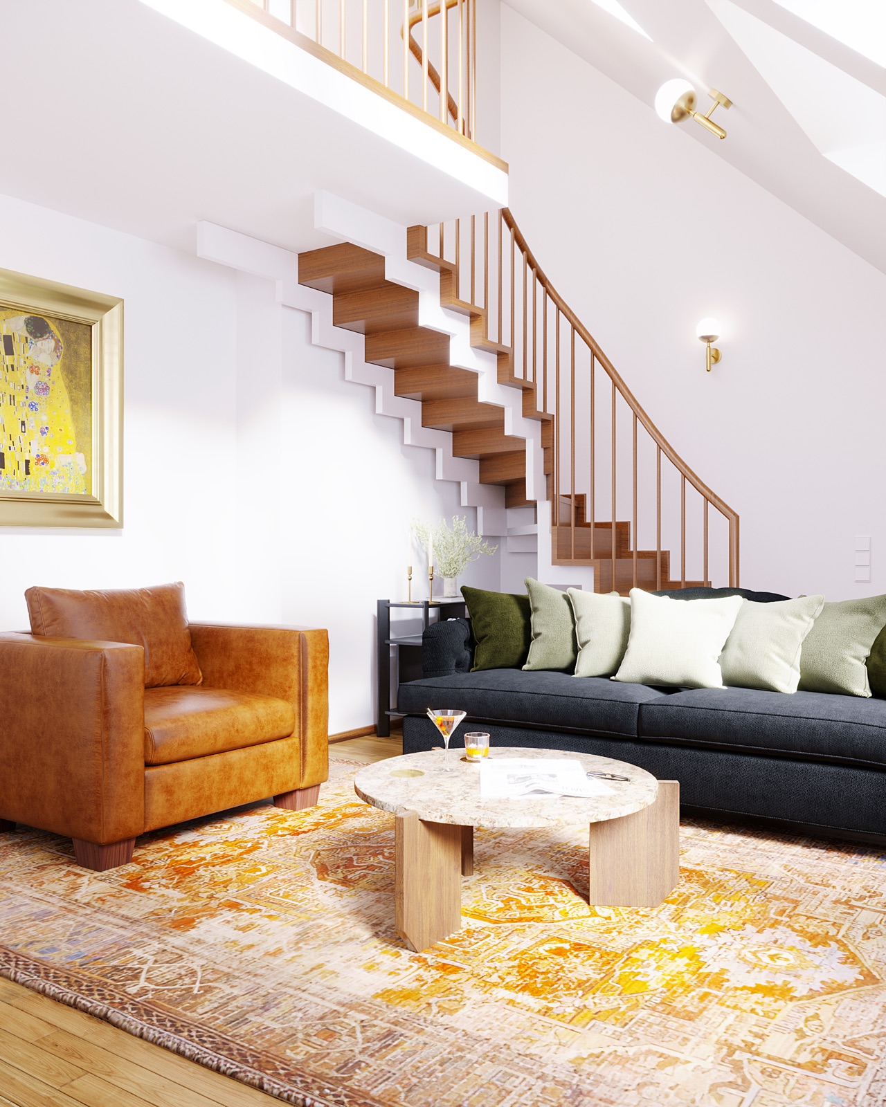 Penthouse, Wien — интерьер, ракурс 3