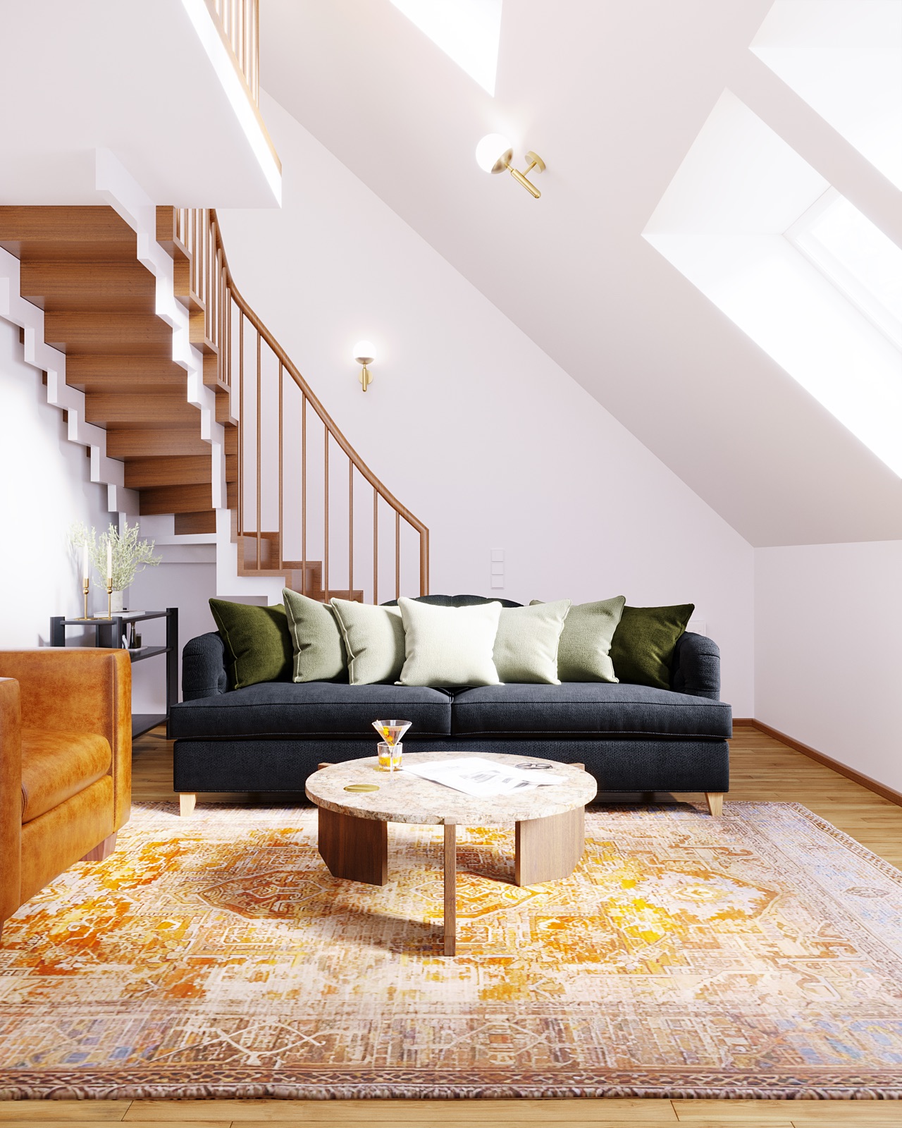 Penthouse, Wien — интерьер, ракурс 4